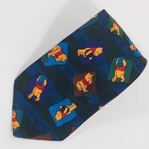 Disney Winnie the Pooh Tie Blue Black